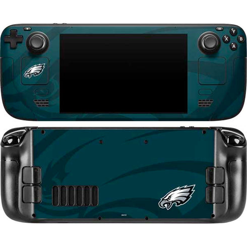 NFL Philadelphia Eagles Double Vision Steam Deck Handheld Gaming Computer Skin